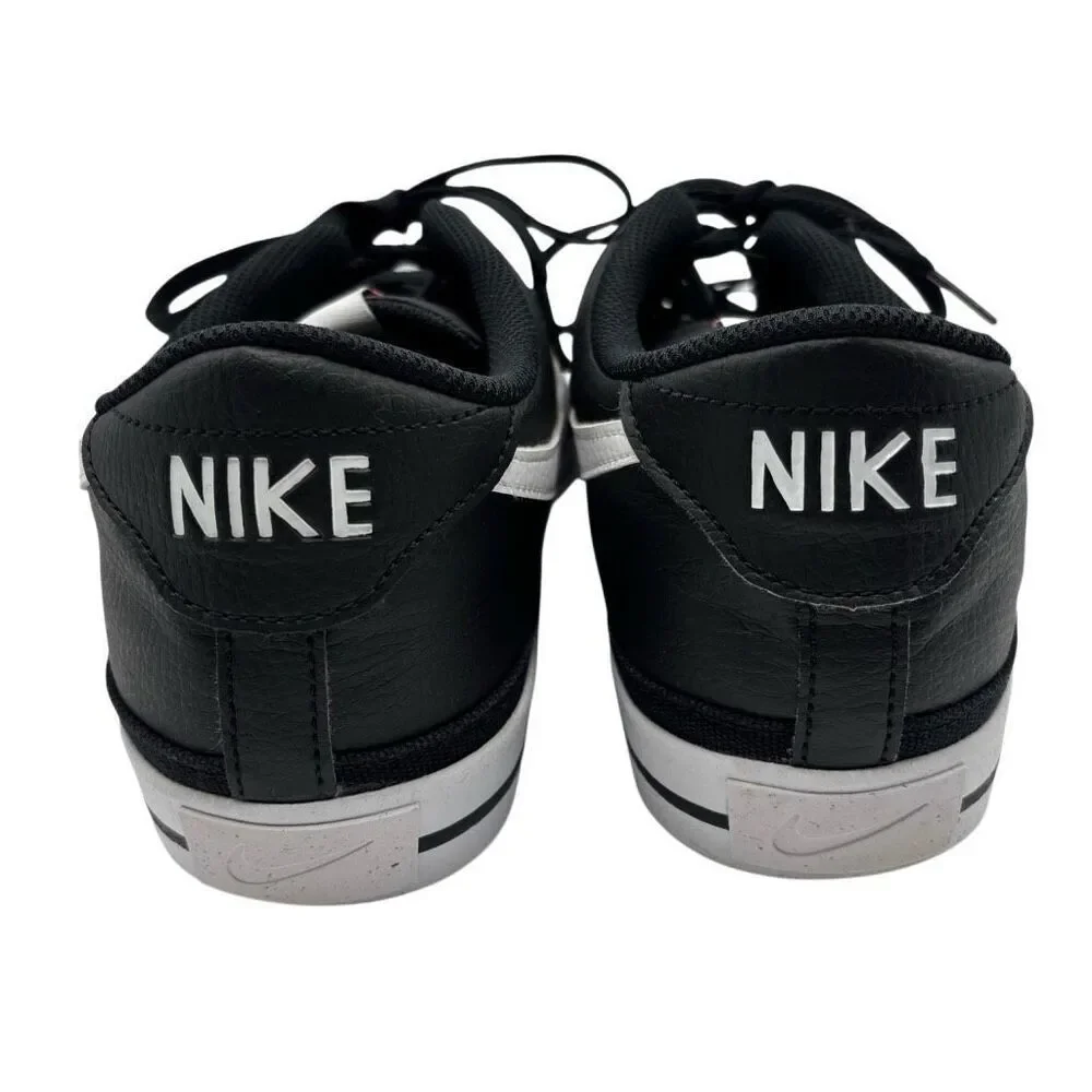 Nike Court Vision Low Next Nature Men's Shoes‎ Black/White Size 13
